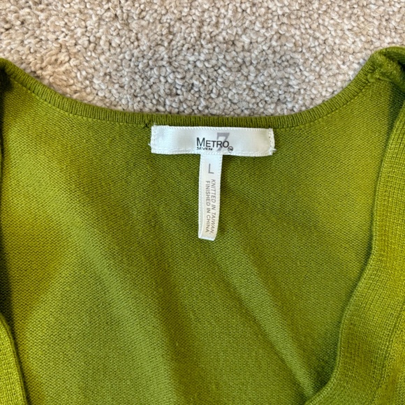 🌵 Wrap Around Cardigan _ GREEN _ - Picture 3 of 12